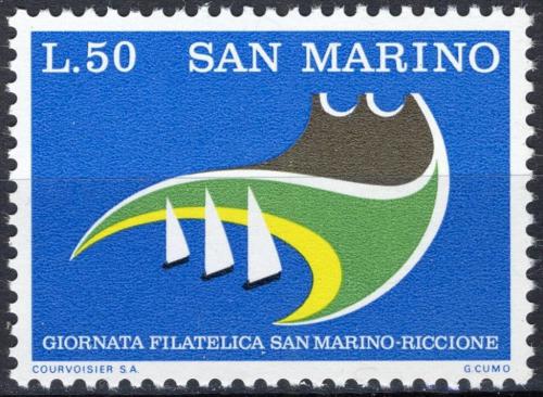 Poštová známka San Marino 1974 Výstava San Marino/Riccione Mi# 1069