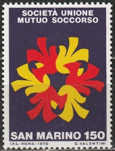 Potov znmka San Marino 1976 Società Unione di Mutuo Soccorso Mi# 1121