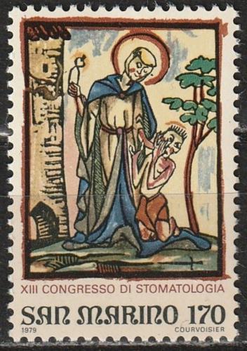 Poštová známka San Marino 1979 Kongres stomatologie Mi# 1187