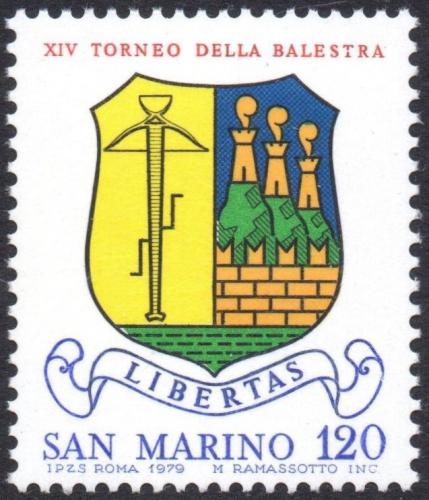 Poštovní známka San Marino 1979 Znak Mi# 1180
