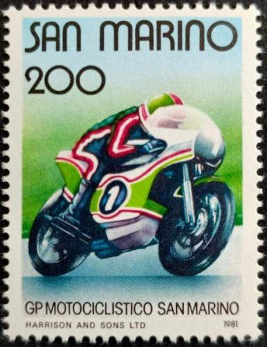 Potov znmka San Marino 1981 Zvodn motocykl Mi# 1236  - zvi obrzok