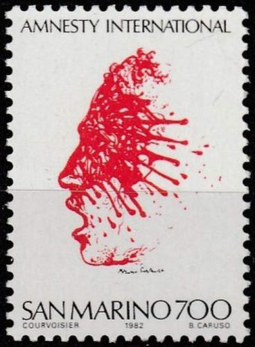 Poštová známka San Marino 1982 Amnesty International, 20. výroèie Mi# 1266