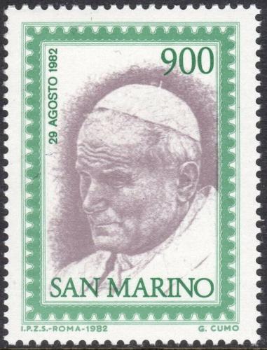 Poštová známka San Marino 1982 Papež Jan Pavel II. Mi# 1264