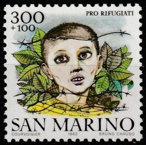 Poštová známka San Marino 1982 Pomoc uprchlíkùm Mi# 1270