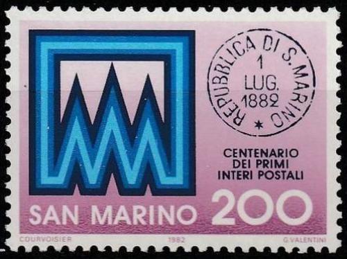 Poštová známka San Marino 1982 Výstava Mi# 1248