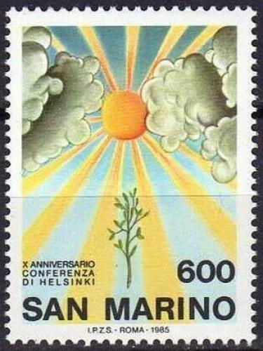 Poštová známka San Marino 1985 Slunce Mi# 1323