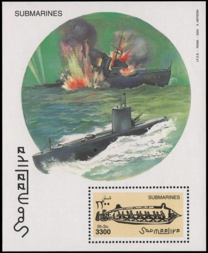 Potov znmka Somlsko 2000 Ponorky Mi# Block 67 Kat 13