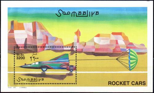 Potov znmka Somlsko 2001 Raketov aut Mi# Block 75 Kat 14