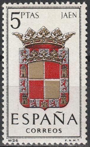 Poštová známka Španielsko 1964 Znak provincie Jaén Mi# 1438
