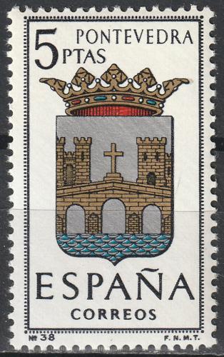 Potov znmka panielsko 1965 Znak Pontevedra Mi# 1528