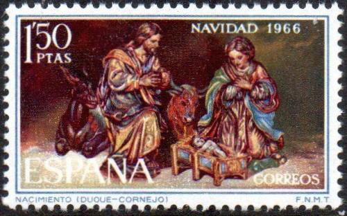 Poštová známka Španielsko 1966 Vianoce, umenie, Duque Cornejo Mi# 1659