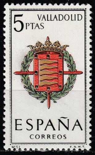 Poštová známka Španielsko 1966 Znak Valladolid Mi# 1598