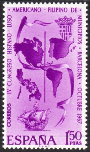 Potov znmka panielsko 1967 Kongres menin Mi# 1710 - zvi obrzok