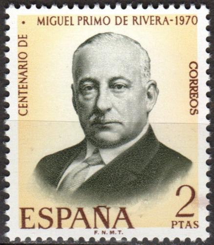 Potovn znmka panlsko 1970 Generl Miguel Primo de Rivera Mi# 1864