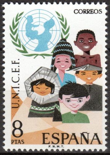 Potov znmka panielsko 1971 UNICEF, 25. vroie Mi# 1949