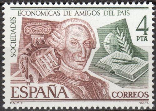 Poštová známka Španielsko 1977 Krá¾ Karel III. Mi# 2288