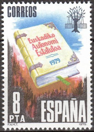 Potov znmka panielsko 1979 Autonomie Baskicka Mi# 2439
