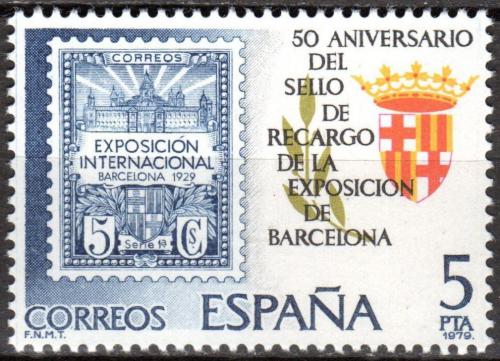 Potov znmka panielsko 1979 Vstava znmek v Barcelon Mi# 2441