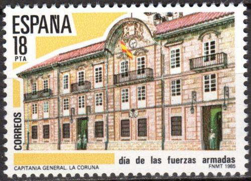 Poštová známka Španielsko 1985 Den armády Mi# 2673
