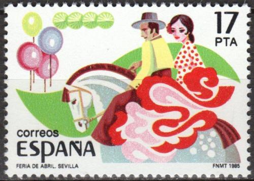 Poštová známka Španielsko 1985 Dubnový festival v Seville Mi# 2668