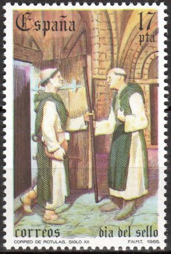 Poštová známka Španielsko 1985 Mniši Mi# 2695