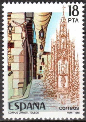 Poštová známka Španielsko 1985 Svátek Kristova tìla v Toledu Mi# 2677