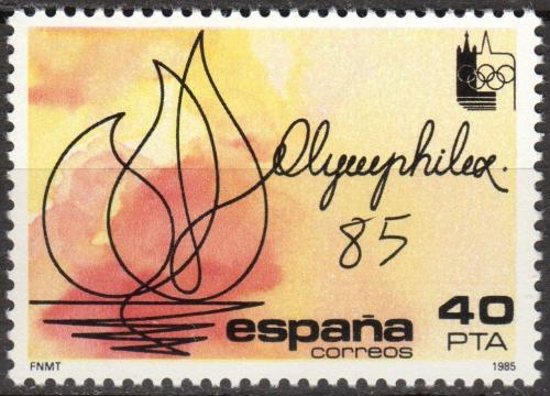Poštová známka Španielsko 1985 Výstava OLYMPHILEX Lausanne Mi# 2666