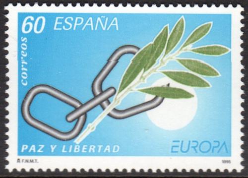 Poštová známka Španielsko 1995 Európa CEPT, mír a svoboda Mi# 3217