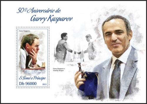 Potov znmka Svt Tom 2013 Garri Kasparov Mi# Block 903 Kat 10 - zvi obrzok