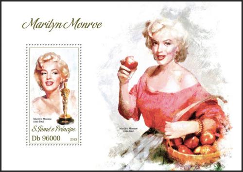 Potov znmka Svt Tom 2013 Marilyn Monroe Mi# Block 908 Kat 10