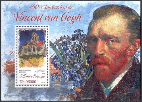 Potov znmka Svt Tom 2013 Umenie, Vincent van Gogh Mi# Block 923 Kat 10 - zvi obrzok