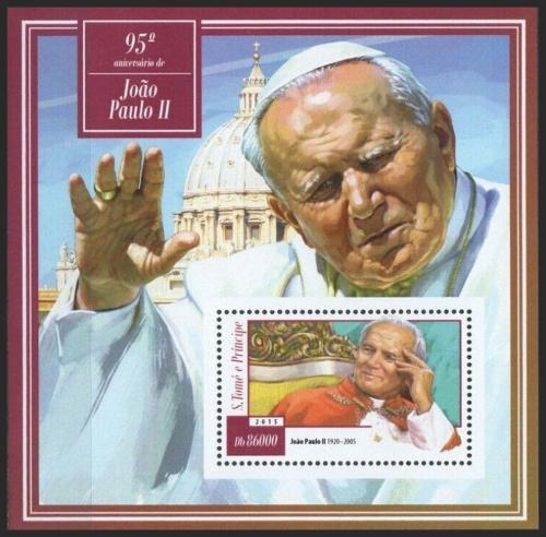 Potov znmka Svt Tom 2015 Pape Jan Pavel II. Mi# Block 1063 Kat 8.50  - zvi obrzok