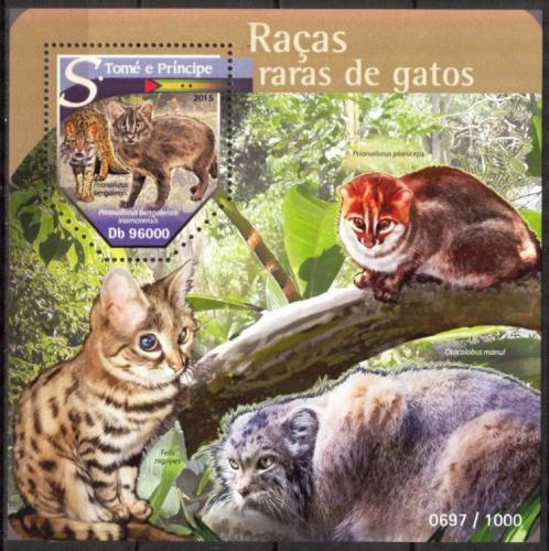 Poštová známka Svätý Tomáš 2015 Vzácné maèky Mi# Block 1138 Kat 10€