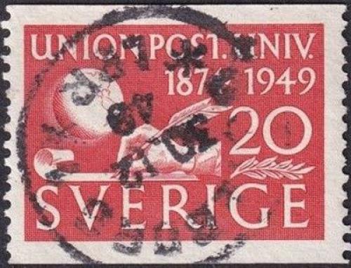Potov znmka vdsko 1949 UPU, 75. vroie 1A Mi# 352 A