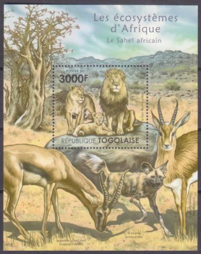 Poštová známka Togo 2011 Fauna saharské Afriky Mi# Block 653 Kat 12€