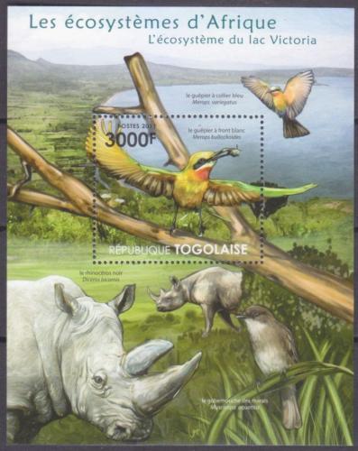 Poštová známka Togo 2011 Fauna Viktoriina jezera Mi# Block 646 Kat 12€