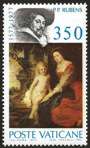 Poštová známka Vatikán 1977 Umenie, Peter Paul Rubens Mi# 717