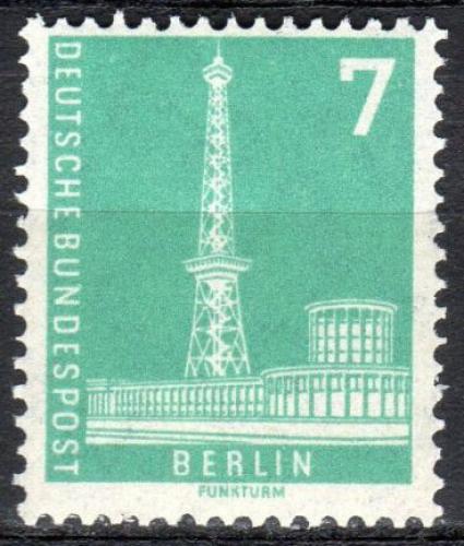 Poštová známka Západný Berlín 1956 Rádiový vysílaè Mi# 135 Kat 10€
