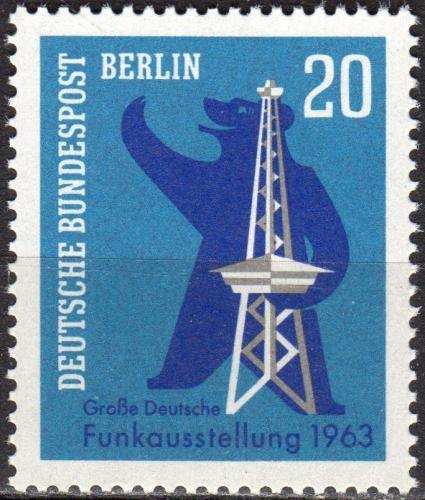 Poštová známka Západný Berlín 1963 Berlínský medvìd Mi# 232