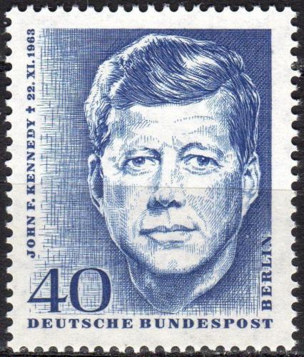 Poštová známka Západný Berlín 1964 Prezident J. F. Kennedy Mi# 241