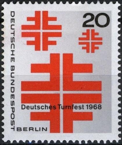 Poštová známka Západný Berlín 1968 Festival cvièení Mi# 321