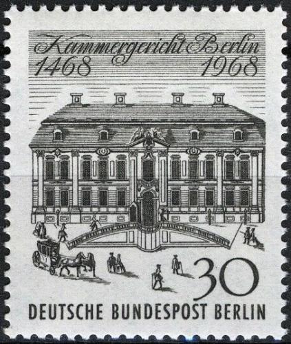 Poštová známka Západný Berlín 1968 Nejvyšší soud Mi# 320