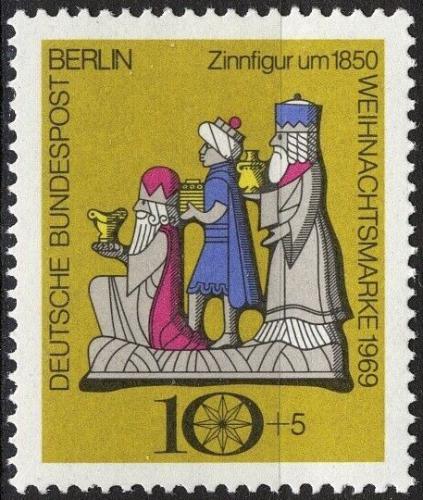 Poštová známka Západný Berlín 1969 Vianoce Mi# 352