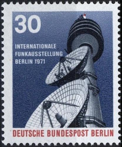 Potov znmka Zpadn Berln 1971 Telekomunikace Mi# 391