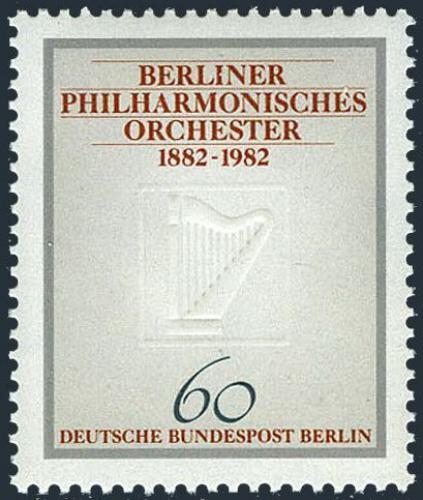 Potov znmka Zpadn Berln 1982 Berlnsk filharmonie Mi# 666
