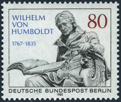 Potov znmka Zpadn Berln 1985 Wilhelm von Humboldt Mi# 731