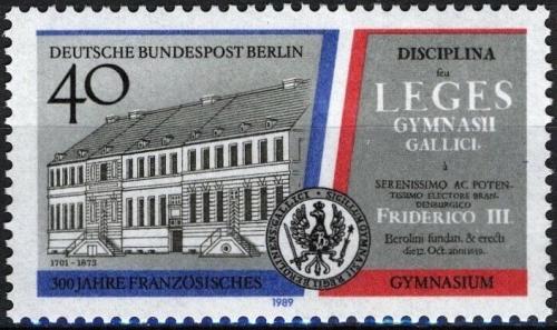 Poštová známka Západný Berlín 1989 Francúzské gymnázium Mi# 856