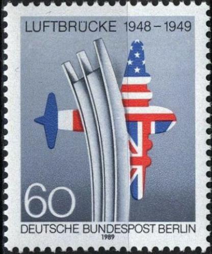 Poštová známka Západný Berlín 1989 Konec blokády Berlína, 40. výroèie Mi# 842