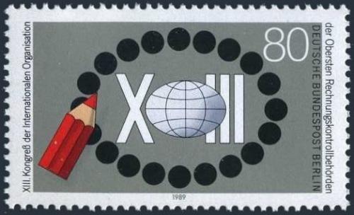 Poštová známka Západný Berlín 1989 Kontrolní úøad Mi# 843