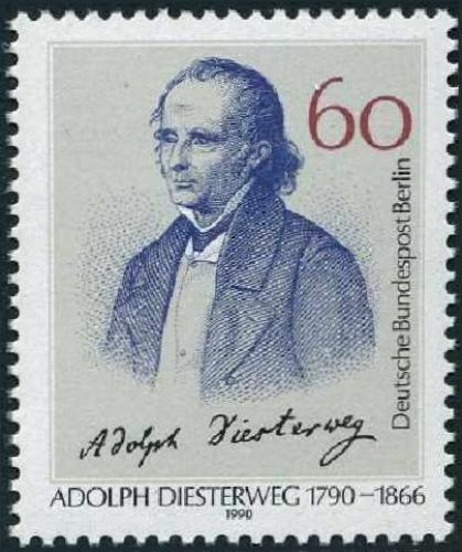 Poštová známka Západný Berlín 1990 Adolph Diesterweg, vychovatel Mi# 879